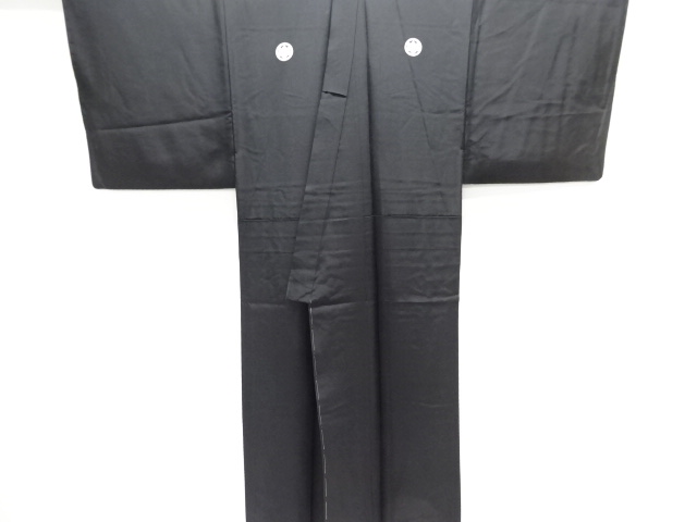  紋付羽二重男物着物